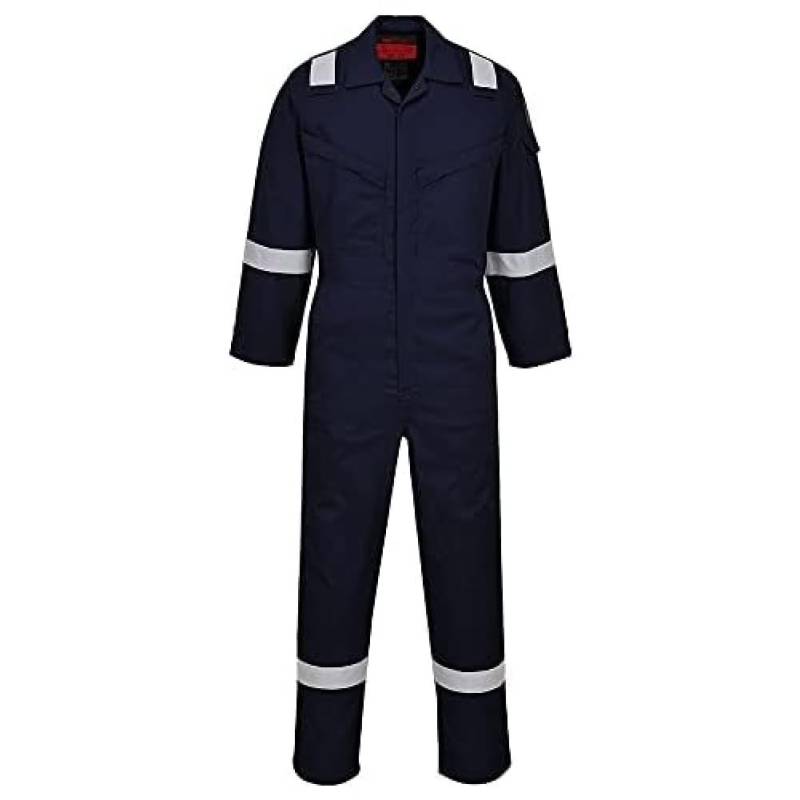 Araflame Silver Coverall Color: Navy Talla: 48 von Portwest