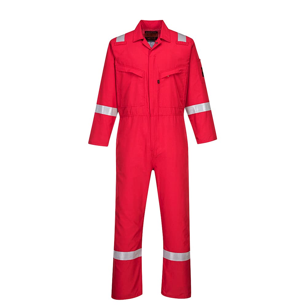 Araflame Silver Coverall Color: Red Talla: 38 von Portwest