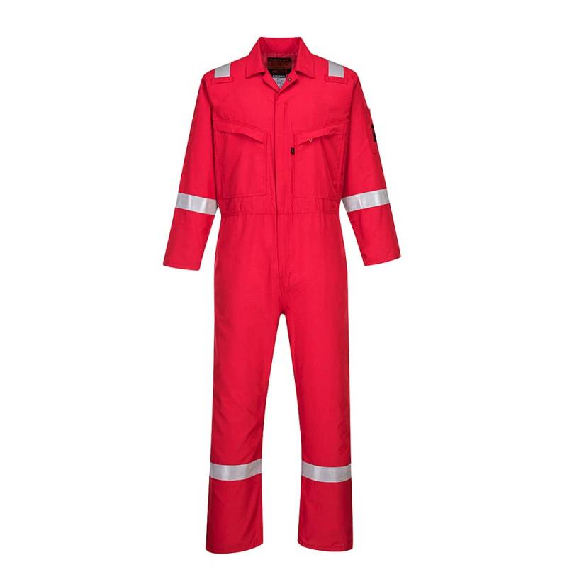 Araflame Silver Coverall Color: Red Talla: 46 von Portwest