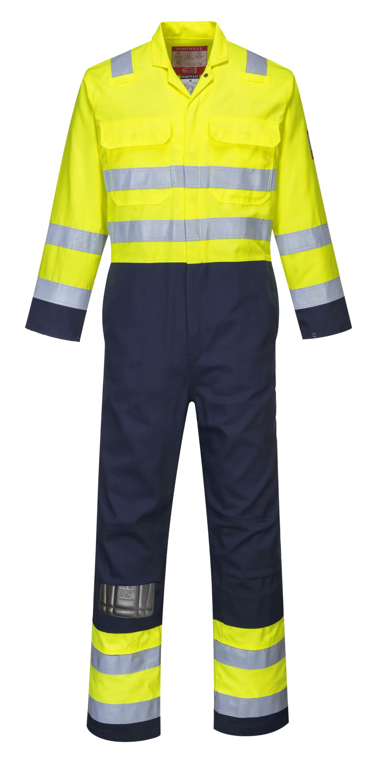 BizFlame Pro Hi-Vis Coverall, colorYeNa talla Large von Portwest