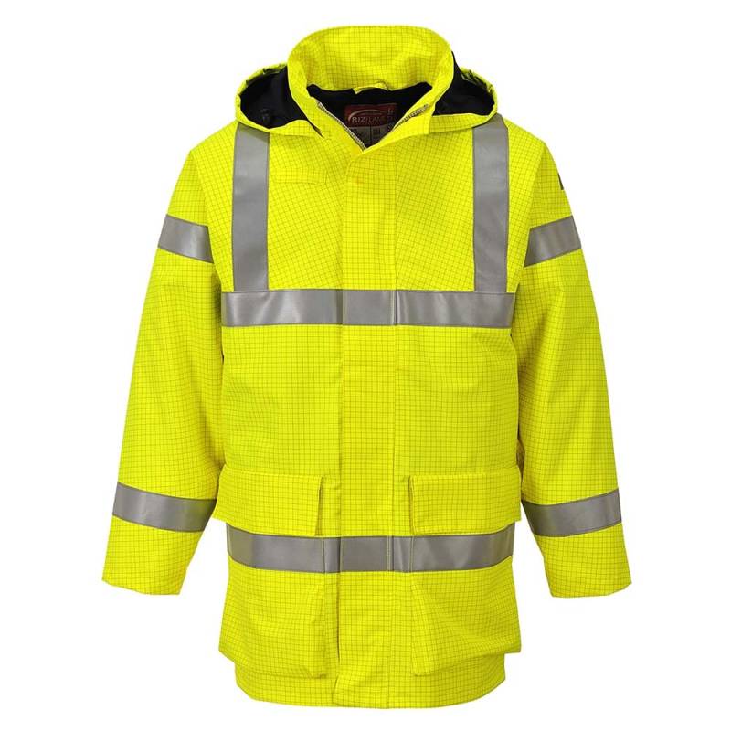 Bizflame FR Rain Jacket - Color: Yellow - Talla: 3 XL von Portwest