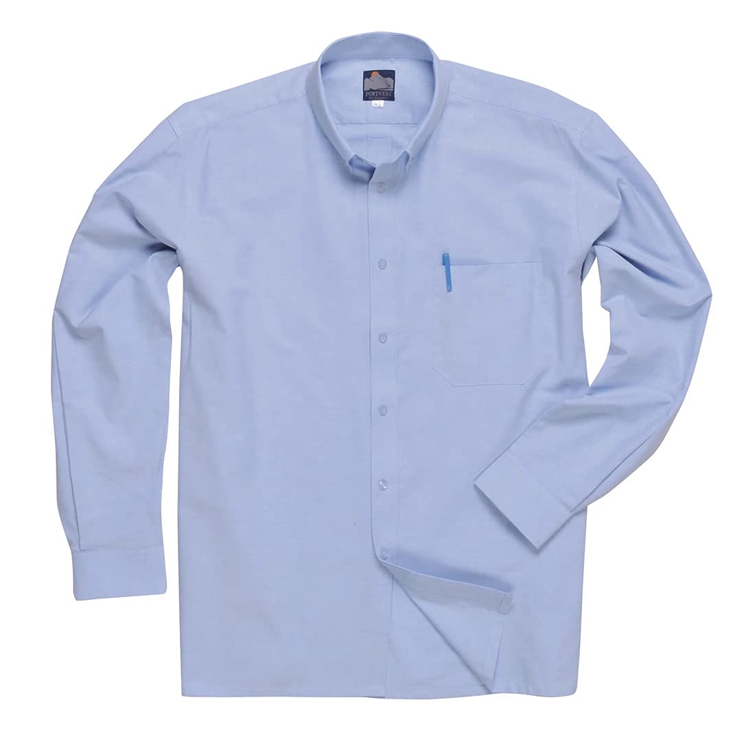 Oxford Shirt Long Sleeve, colorBlue talla 170 von Portwest