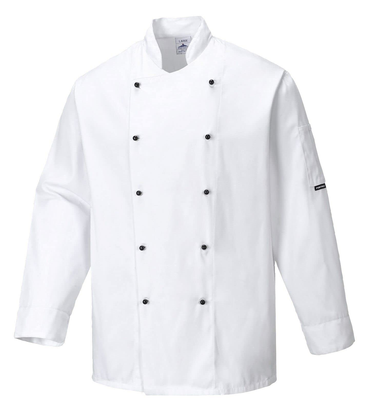 PORTWEST C834 - Chaqueta Somerset Chef, color Blanco, talla XXSmall von Portwest