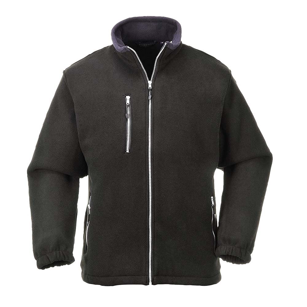 PORTWEST City Fleece, colorBlack talla 3 XL von Portwest