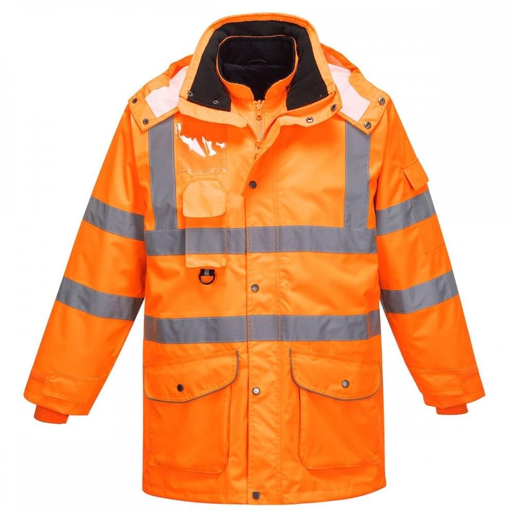 PORTWEST Hi-Vis 7-in-1 Jacket, colorOrange talla 4XL von Portwest