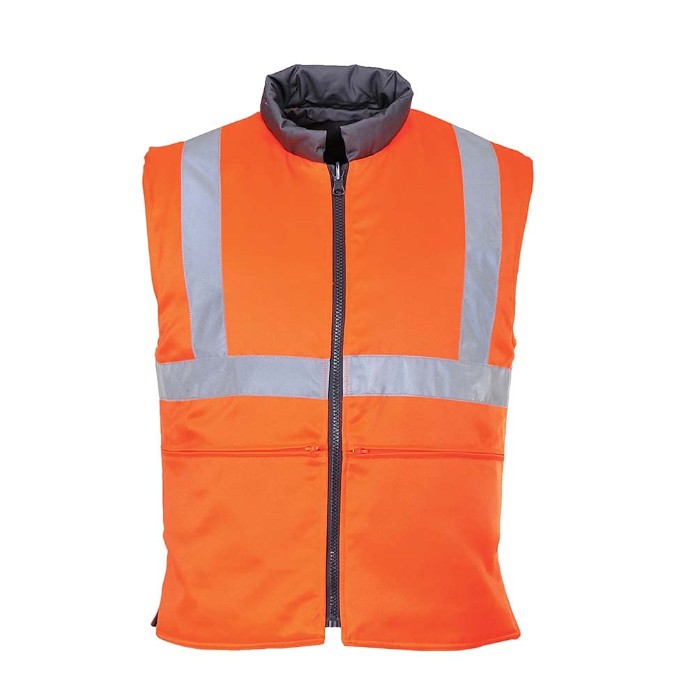 PORTWEST Hi-Vis Bodywarmer GORT, colorOrange talla Large von Portwest