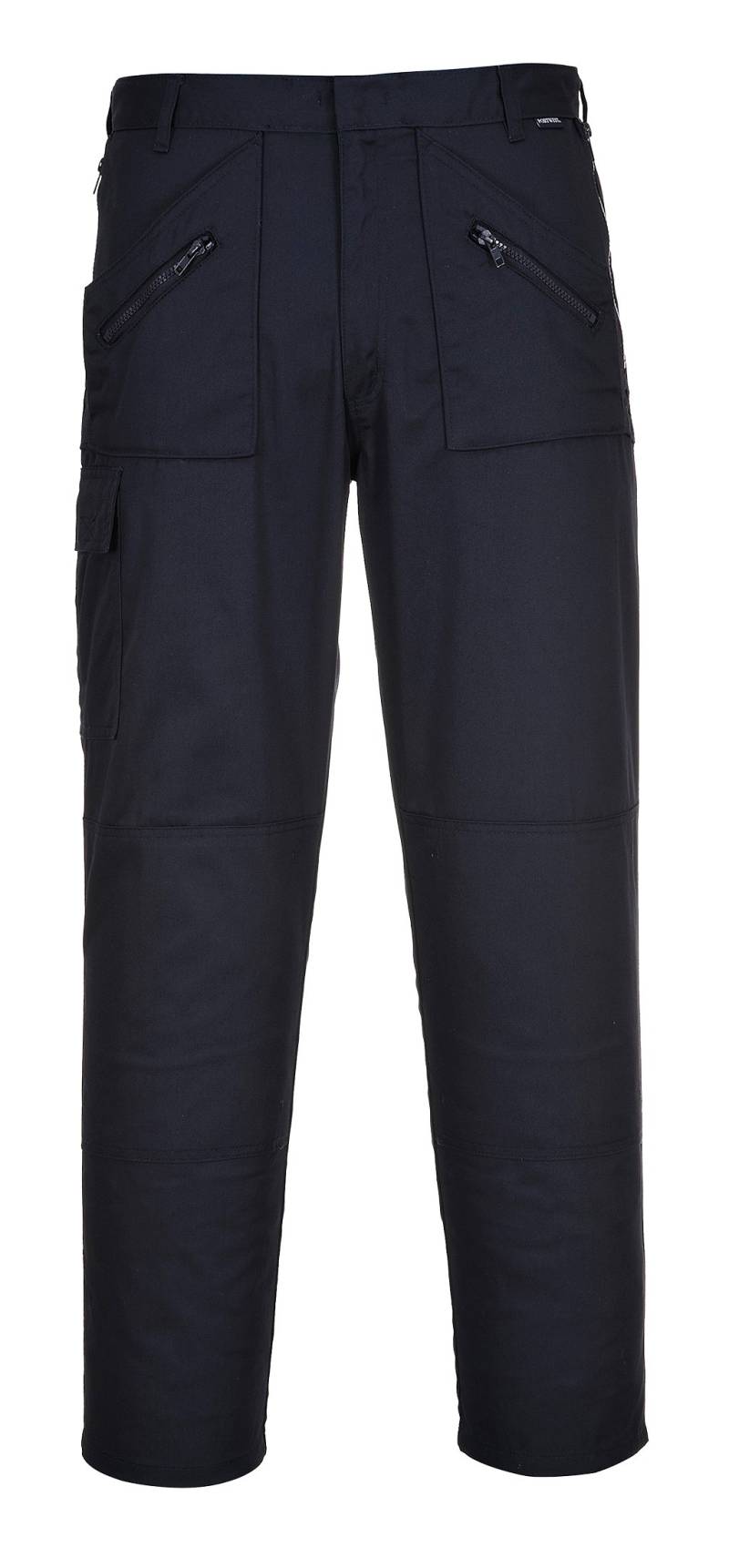 PORTWEST Navy Arbeitshosen mit Knietaschen Beinlänge 33 (lang) Marineblau von Portwest