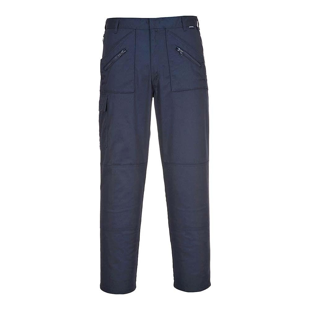 PORTWEST Navy S887 Arbeitshose mit Knietaschen Beinlänge 31 (Standardlänge) Marineblau von Portwest