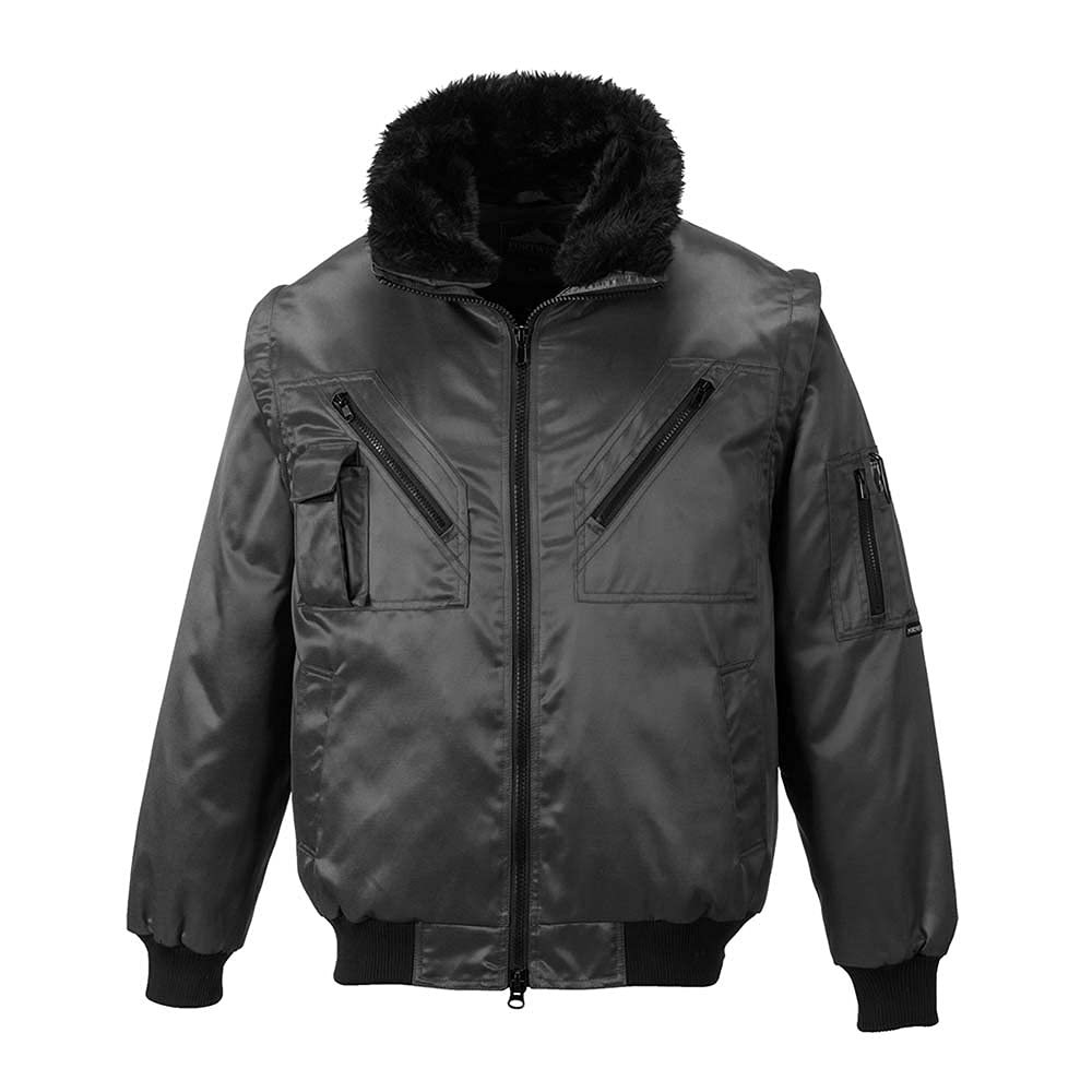 PORTWEST Pilot Jacket, colorBlack talla Large von Portwest