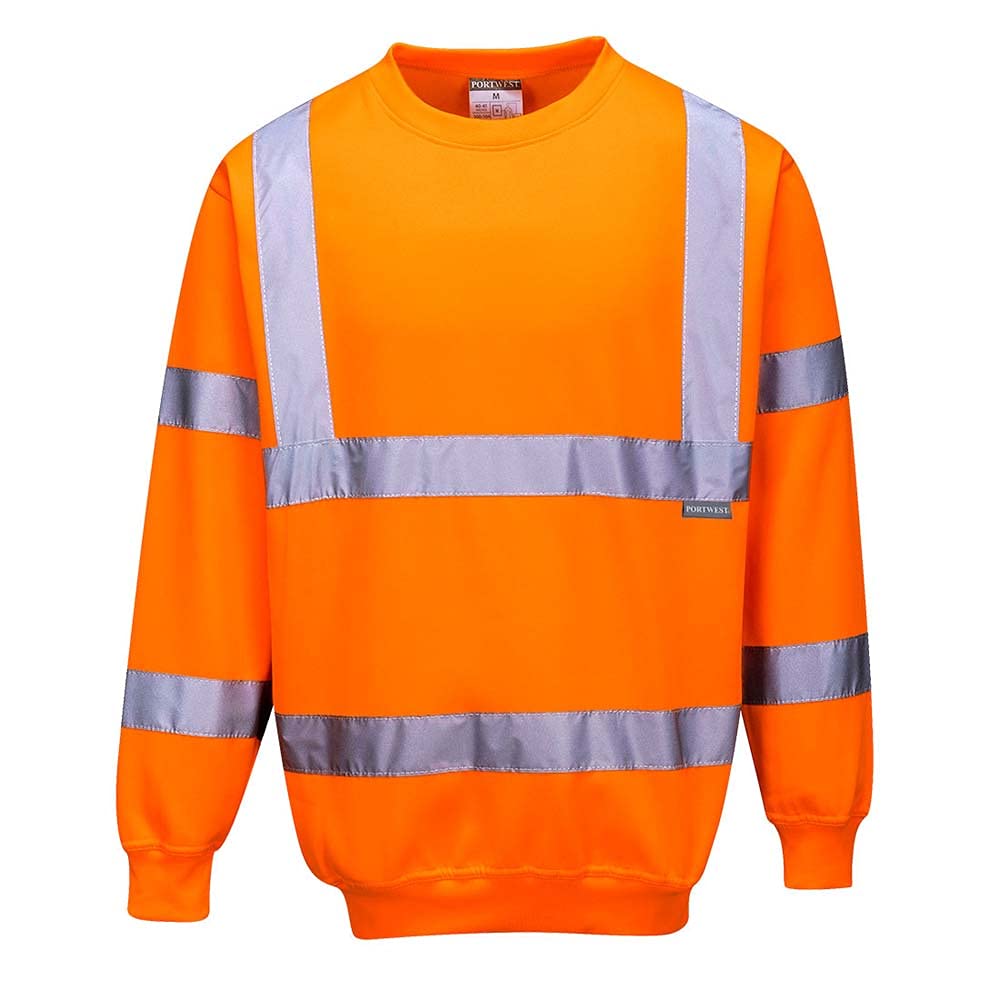 PORTWEST Warnschutz-Pullover, Farbe: Orange. Größe: M, B303ORRM von Portwest