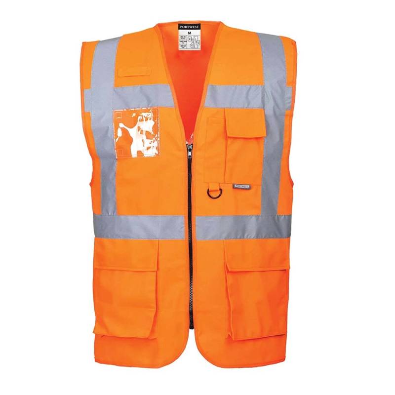 Portwest BERLIN EXEKUTIV WESTE, Größe: 4XL, Farbe: Orange, S476ORR4XL von Portwest