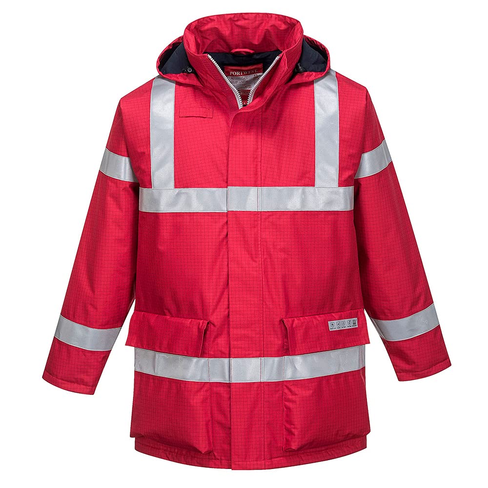 Portwest Bizflame FR Antistatic Jacket - Color: Red - Talla: Small von Portwest