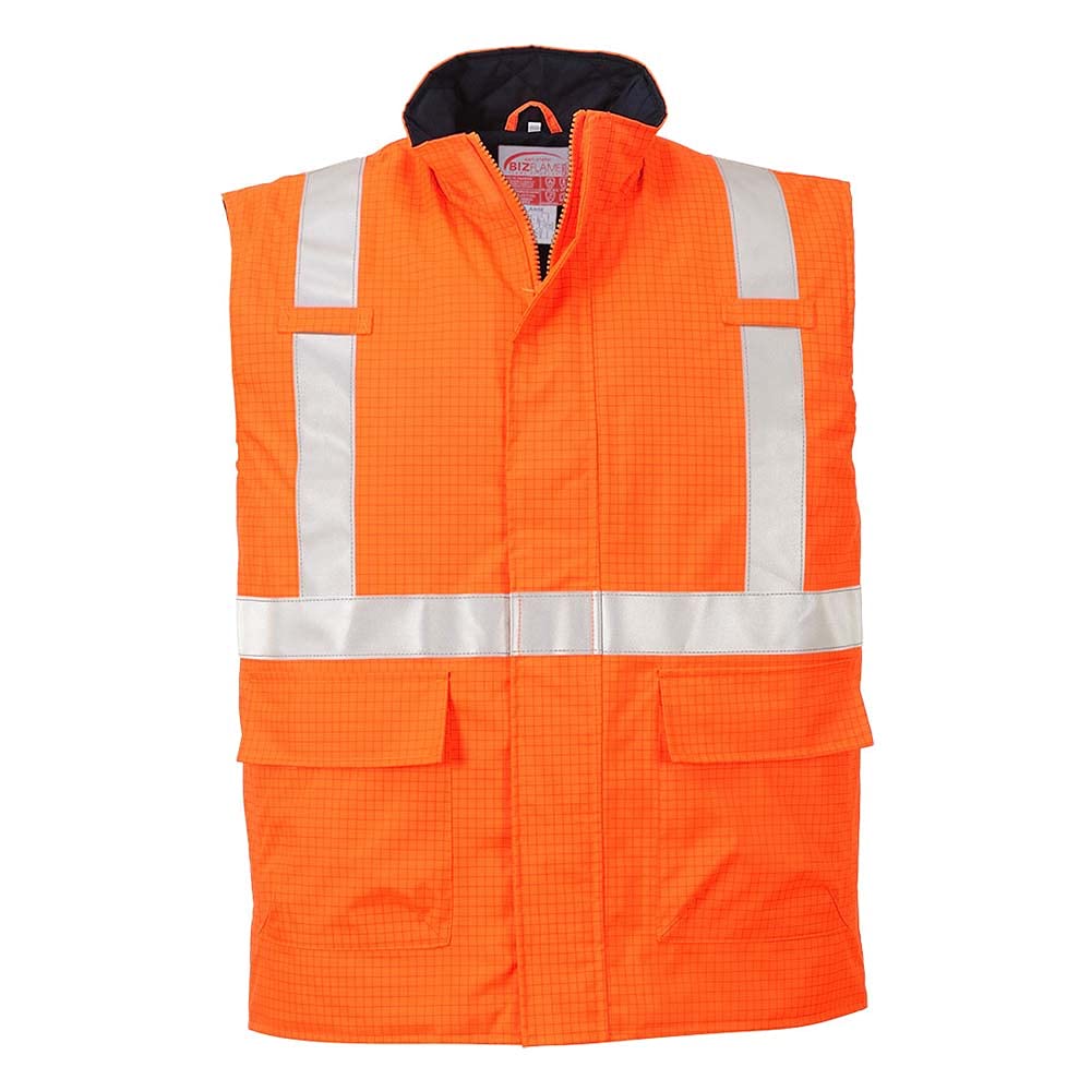 Portwest Bizflame FR Bodywarmer - Color: Orange - Talla: 3 XL von Portwest