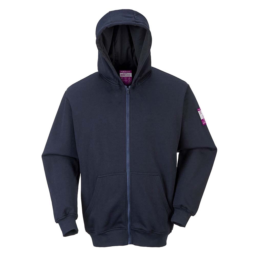 Portwest FR Hooded Zip Sweatshirt Color: Navy Talla: 3 XL von Portwest