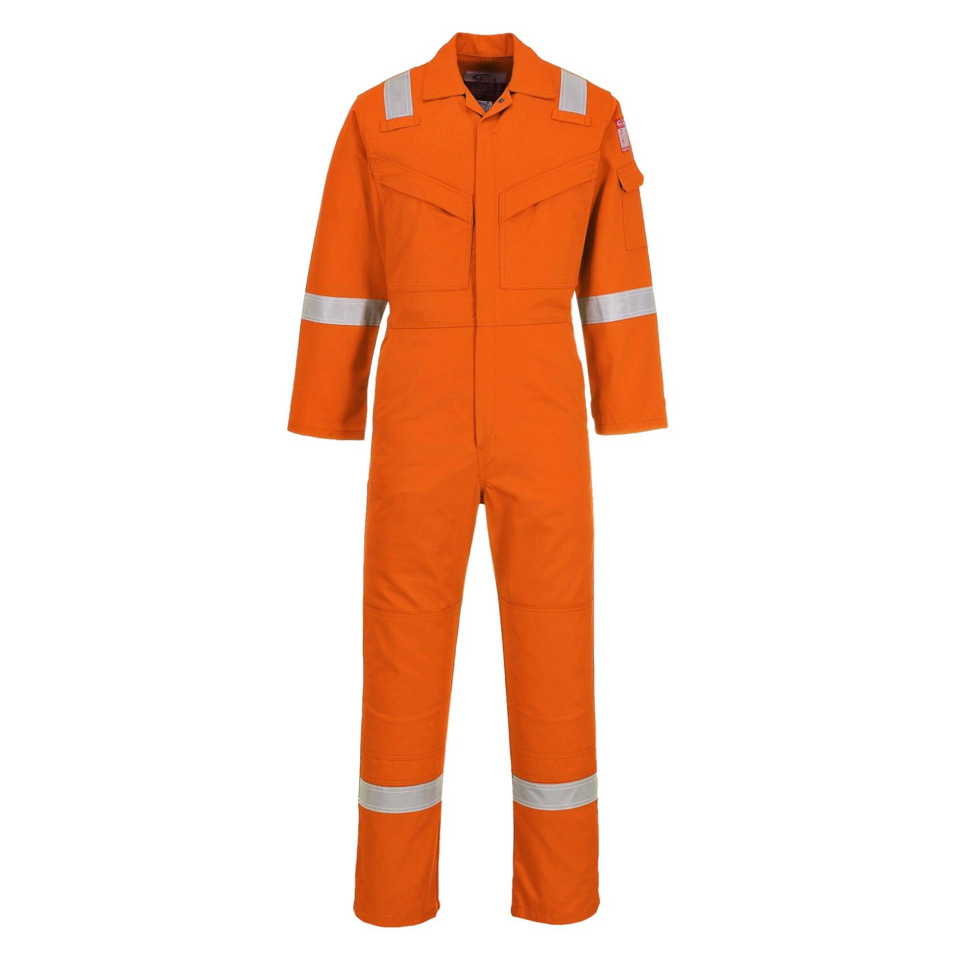 Portwest FR21 Leichter Anti-Statik Flammenresistenter Overall 210g Orange, M von Portwest