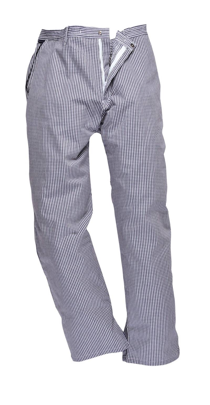 Portwest Herren C075 vêtements de travail > pantalons cuisinier, Kariert, XL EU von Portwest