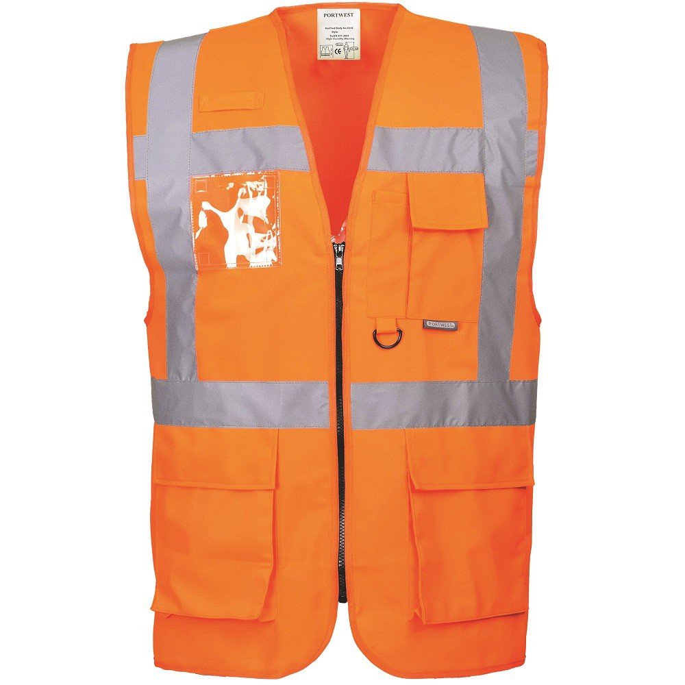 Portwest Herren S476yerm Hi-vis home, Orange, Size 5X-Large EU von Portwest