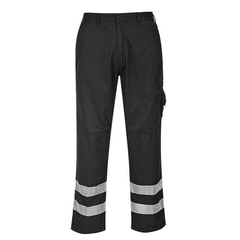 Portwest Iona Sicherheits-Bundhose, Größe: M, Farbe: Schwarz, S917BKRM von Portwest