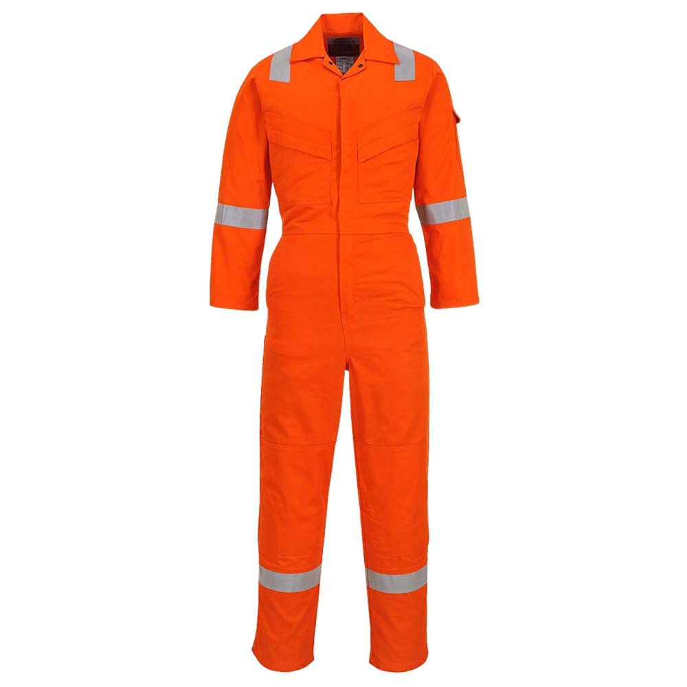 Portwest Leichter, antistatischer Overall 280 g, Größe: 4XL, Farbe: Orange, FR28ORR4XL von Portwest