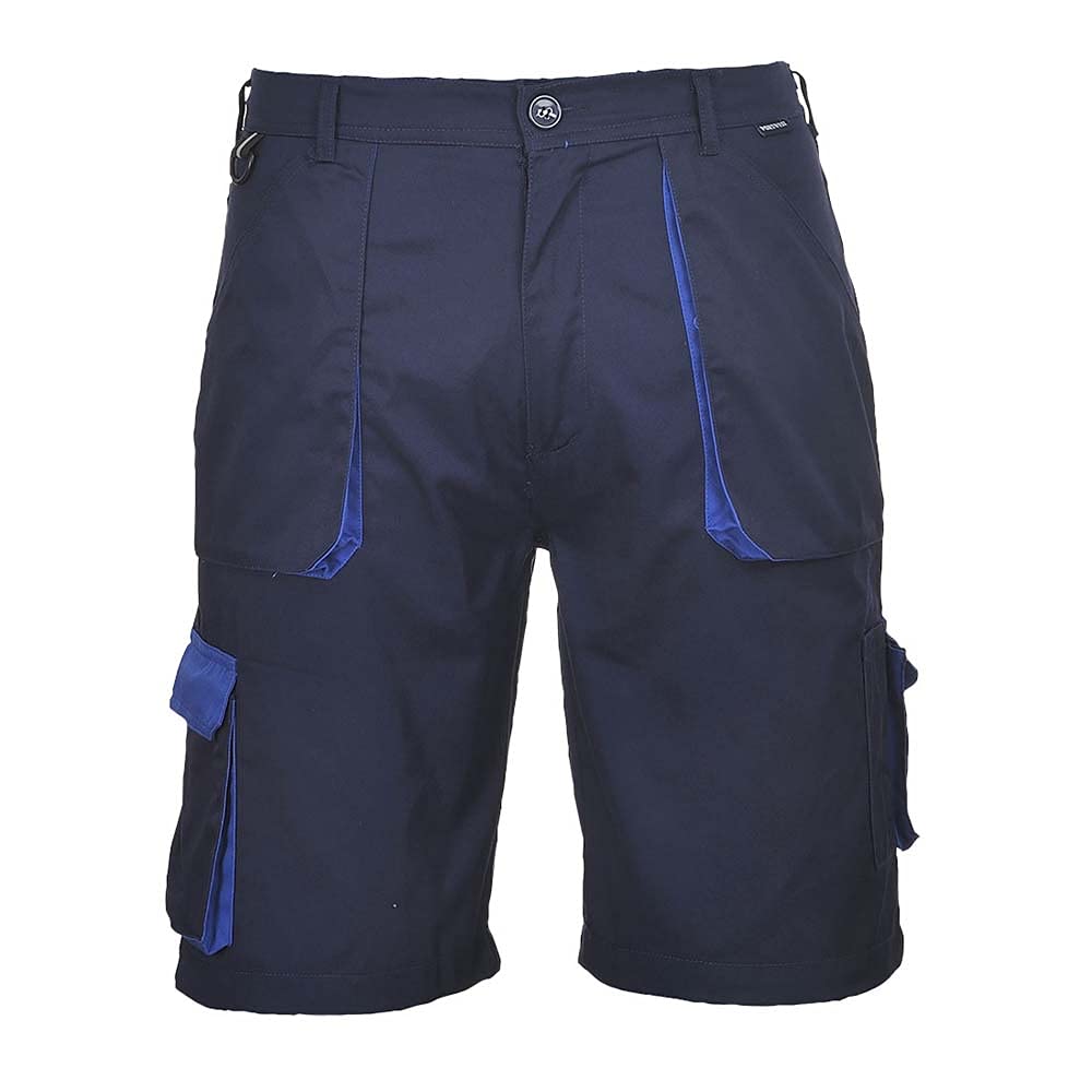 Portwest Portwest Texo Kontrast-Shorts, Größe: S, Farbe: Marine, TX14NARS von Portwest