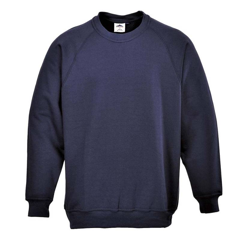 Portwest Sweat-Shirt Roma, Größe: 5XL, Farbe: Marine, B300NAR5XL von Portwest