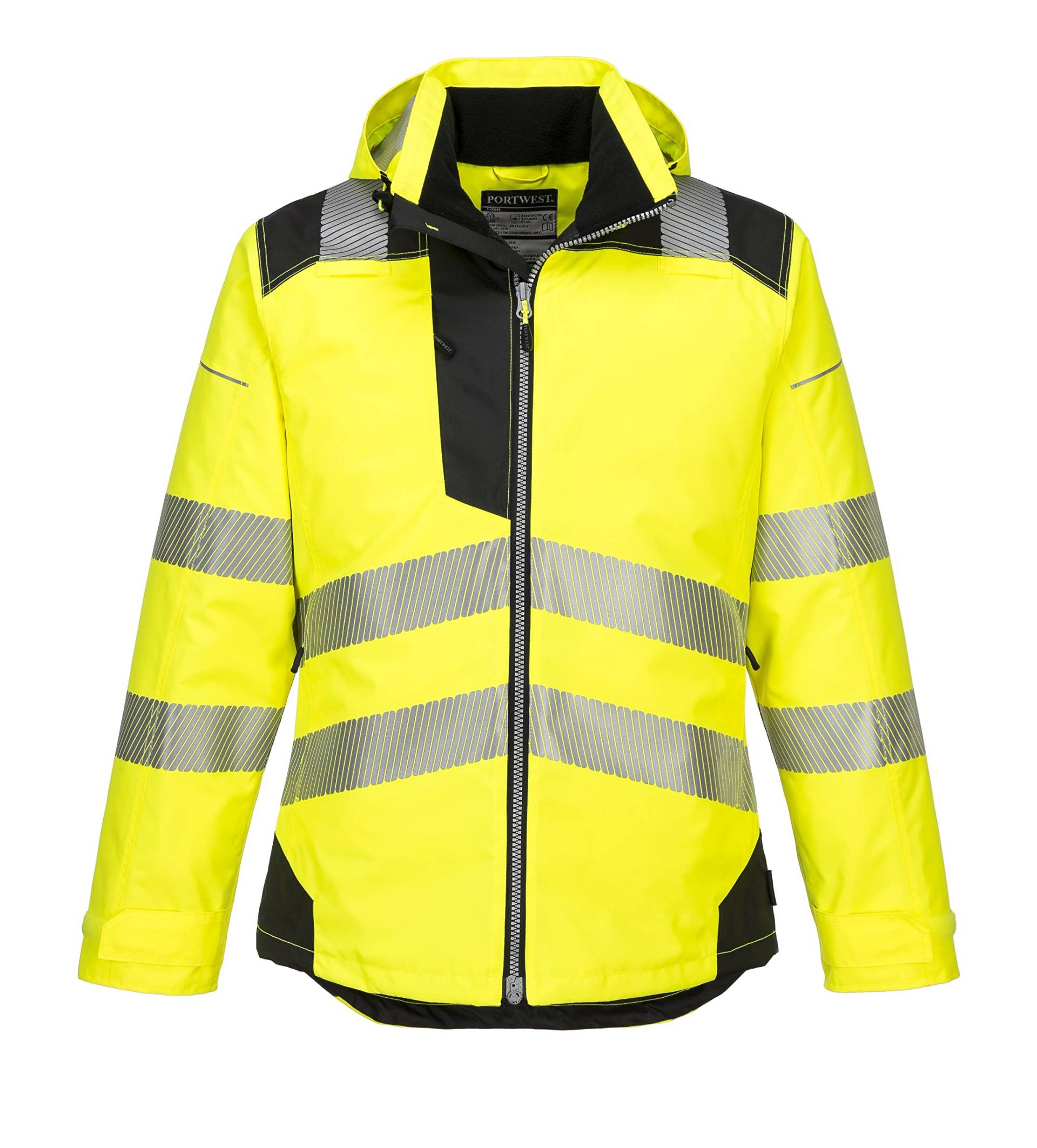 Portwest T400YBRXXXL Vision Regen- und Warnschutzjacke, Gelb/Schwarz, Größe 3XL von Portwest