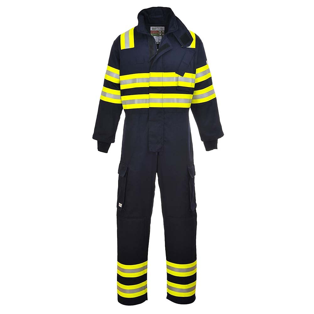 Portwest Waldbrand Overall, Größe: M, Farbe: Marine, FR98NARM von Portwest