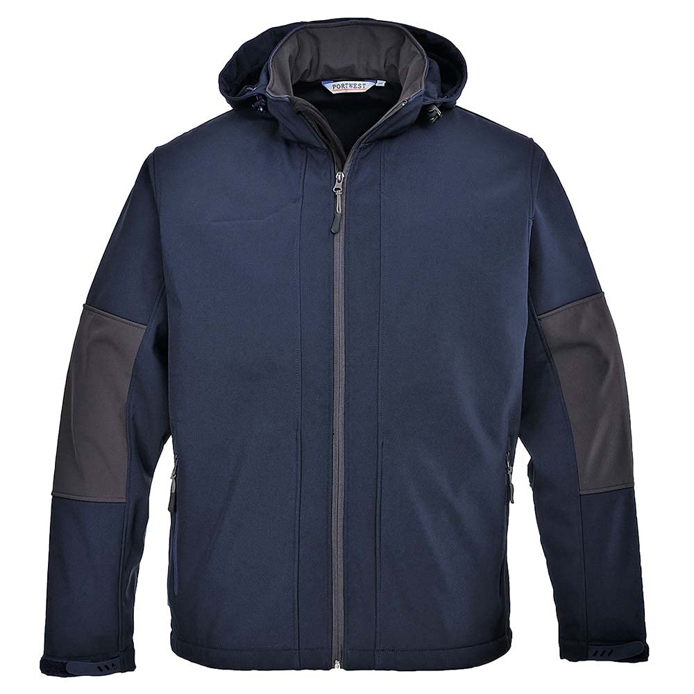 Softshell with Hood, colorNavy talla XL von Portwest