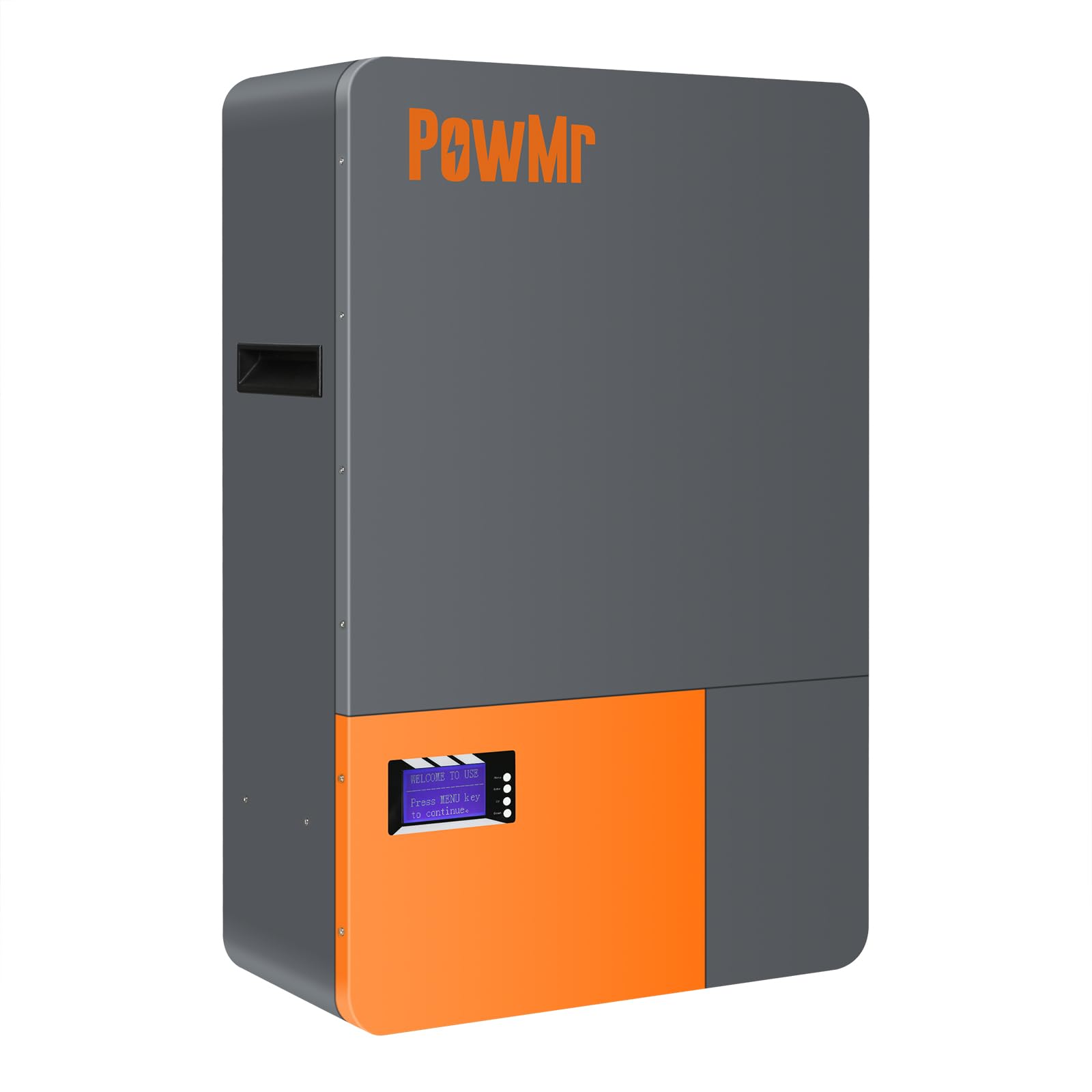 PowMr 48V 200Ah LiFePO4 Akku, 9,6kWh 200Ah BMS Wand Montierte Lithium Batterie, Über 6000 Tiefe Zyklen, Für Solarsysteme, Wohnmobile, Boote, Häuser, Solarpanel Kits, Camping und Notstromsysteme von PowMr