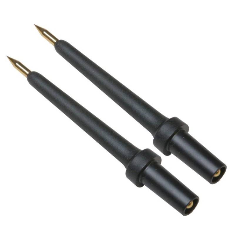 Power Probe - PPTK0024 Bananenstecker mit 3 Spitzen, 4 mm, Schwarz, 2 Stück von Power Probe