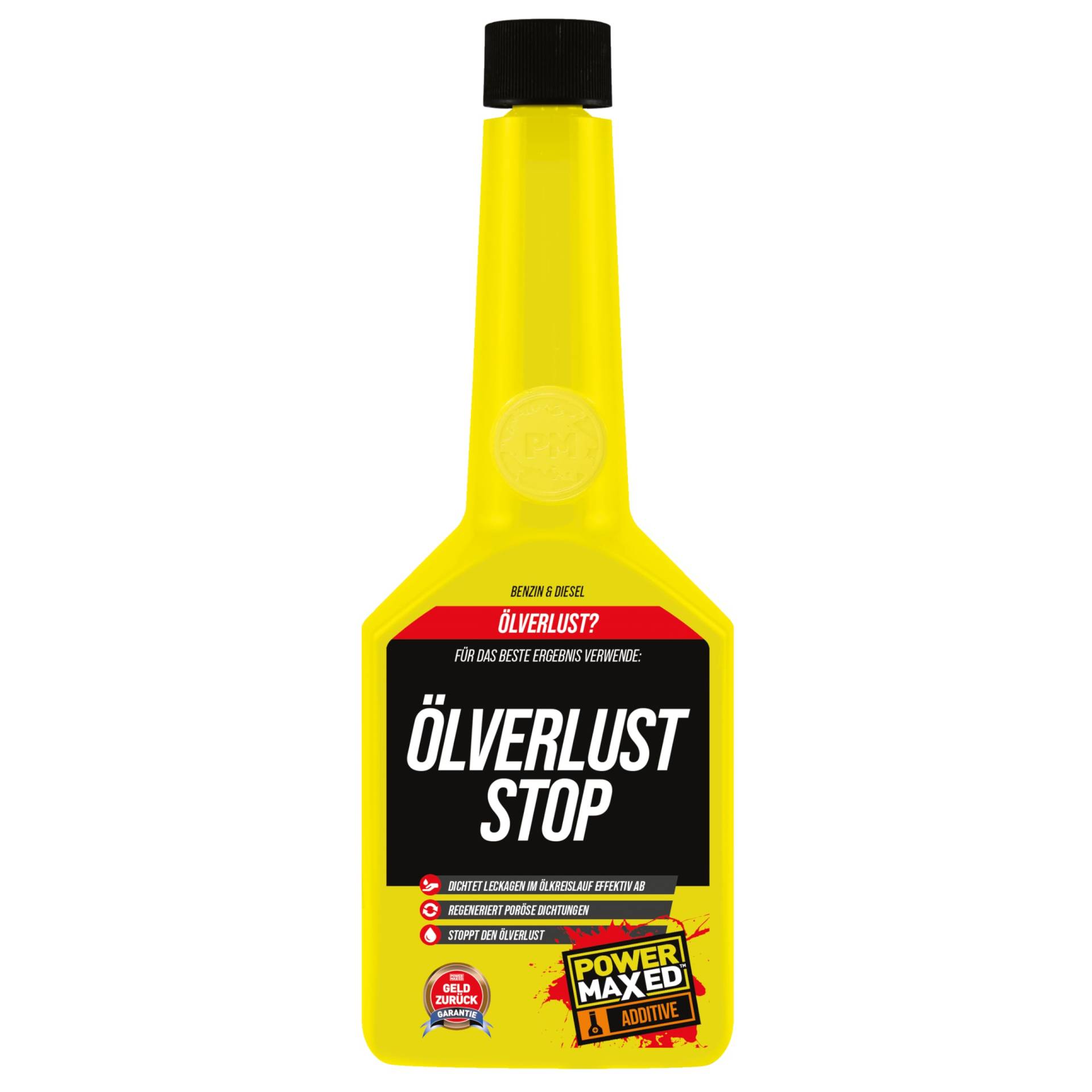 PowerMaxed Ölverlust Stop | Öl Verlust stoppen mit dem Öl Stop 325ml von PowerMaxed