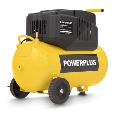 Powerplus Druckluft-Kompressor - Ölfrei - 1200 W - 24 L - 180 l/min von PowerPlus