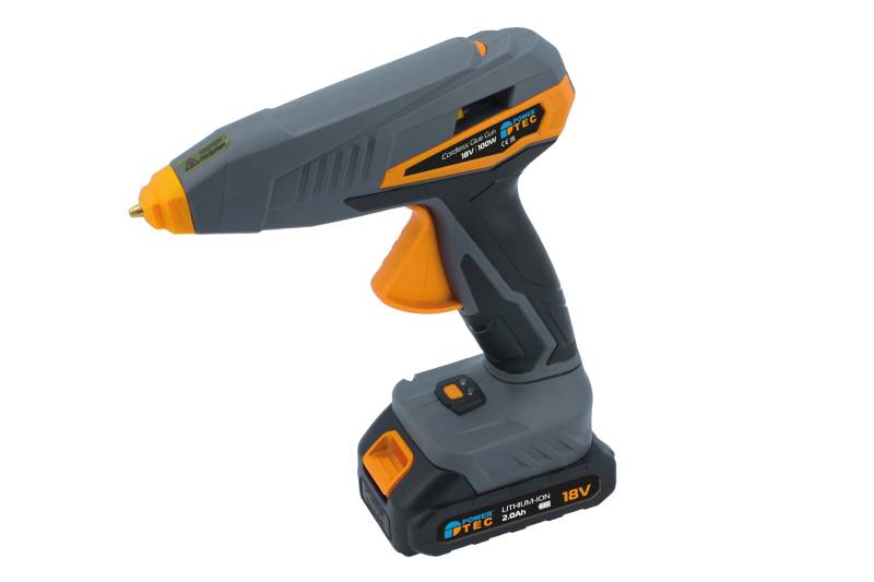 PowerTec 92663 Cordless Glue Gun 18V 100W von PowerTec