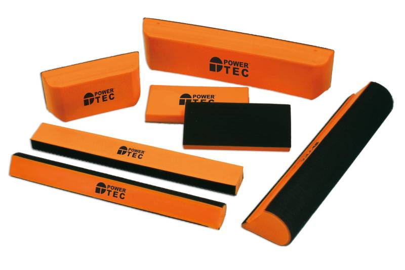 PowerTec 92711 Sanding Block Set - Multi-Angle 7pc von PowerTec