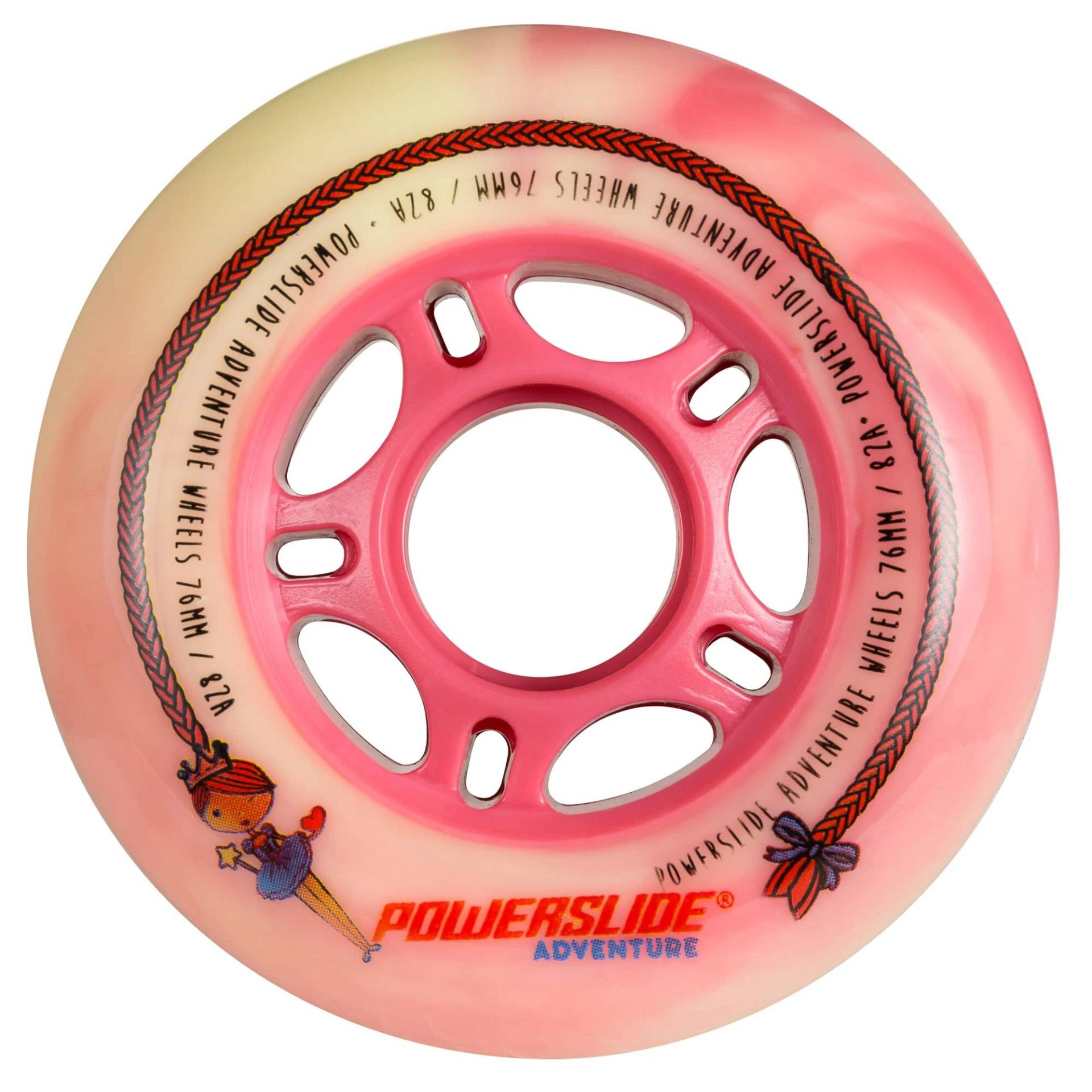 Powerslide Princess Girls 76mm Räder (4-pack) von Powerslide