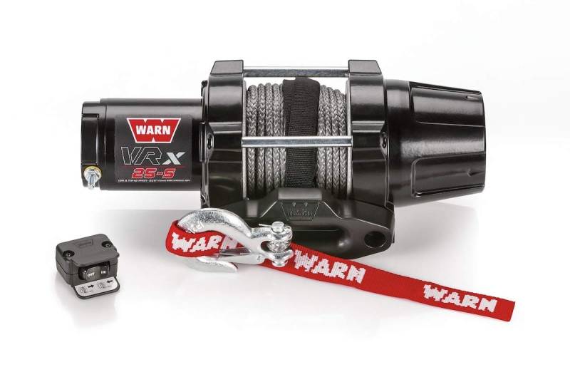 Warn Winch 2500 Synthetic VRX 25 Kit [inkl. Heavy Duty WindenSaver] von Powersports Bundle