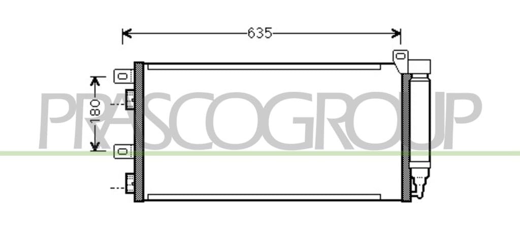 (B07N97T4DS) in unserem Katalog. Ändern Sie das Produktattribut in Prasco CONDENSATORE von Prasco