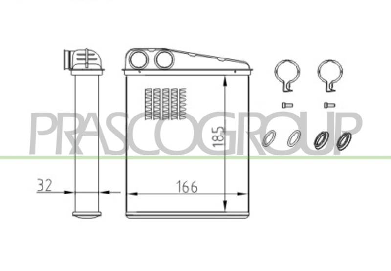 Heater A 160 2.0 CDi W245 * 0804 von Prasco