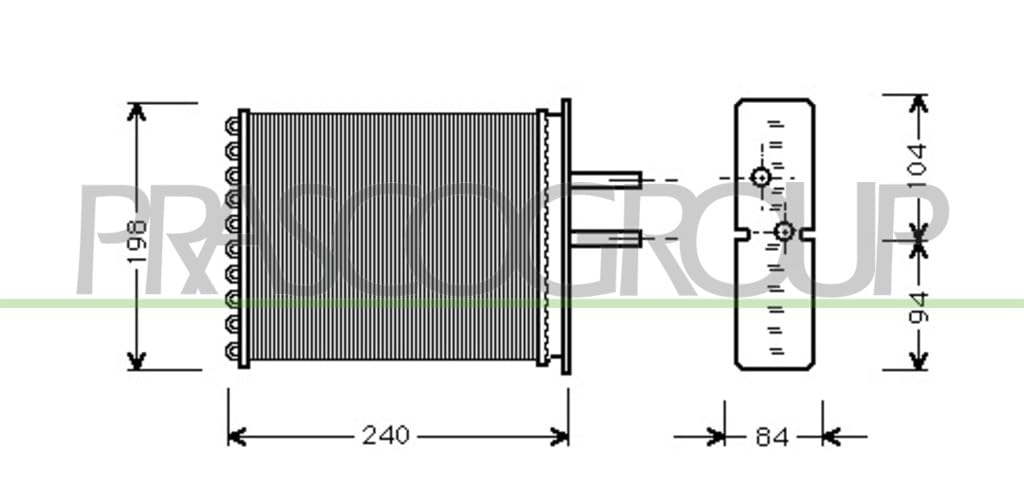 Heater Punto (Valeo)93- von Prasco