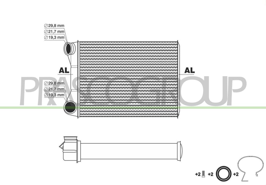 Heater Punto II * M/A 08/99- von Prasco