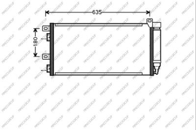 Kondensator, Klimaanlage Prasco MN304C001 von Prasco