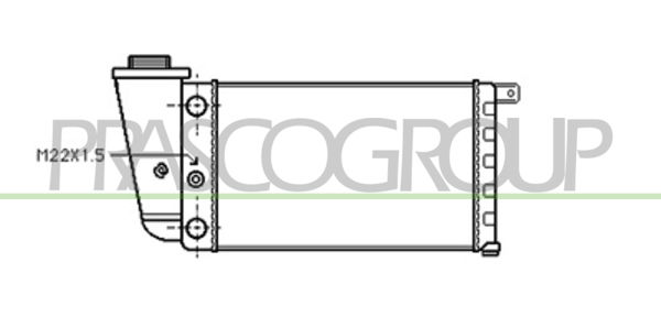 Kühler, Motorkühlung Prasco AB017R002 von Prasco