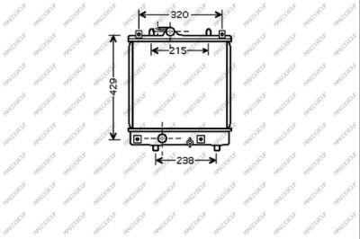 Kühler, Motorkühlung Prasco OP304R002 von Prasco