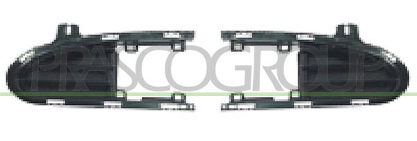 Lüftungsgitter, Stoßfänger vorne rechts Prasco FD0762123 von Prasco