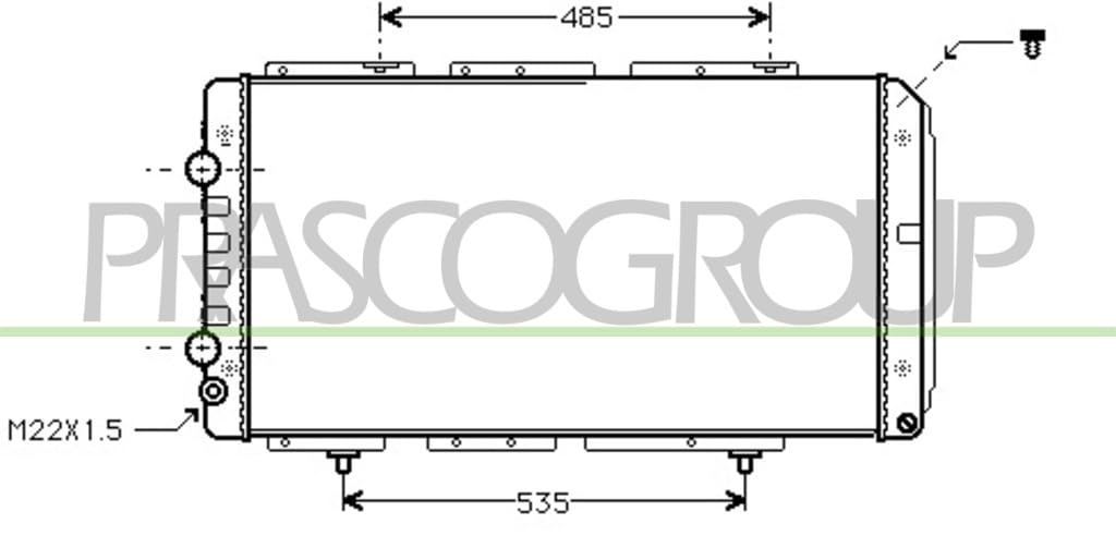 PRASCO CI950R008 Kühler Motorkühlung von Prasco