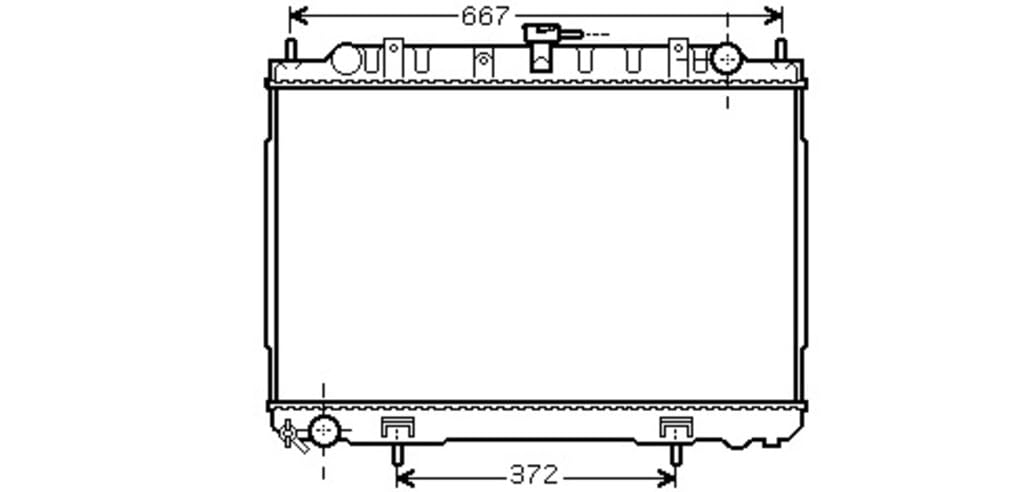 Rad. X - Trail 2.2 DCi + / + AC 06/01- von Prasco