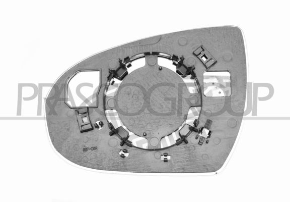 Spiegelglas, Außenspiegel rechts Prasco HN8067503 von Prasco