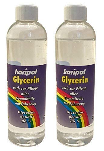 Preisjubel 2 x 250ml karipol Glycerin, Gummipflege z.B. für Auto, Gummireiniger von Preisjubel