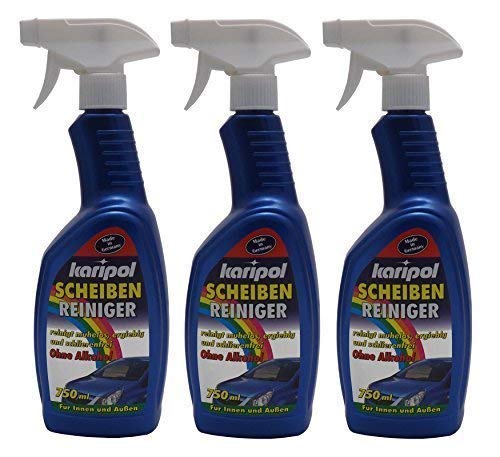 Preisjubel 12 x 750ml karipol Scheibenreiniger, Glasreiniger, Auto Scheiben Reiniger von Preisjubel