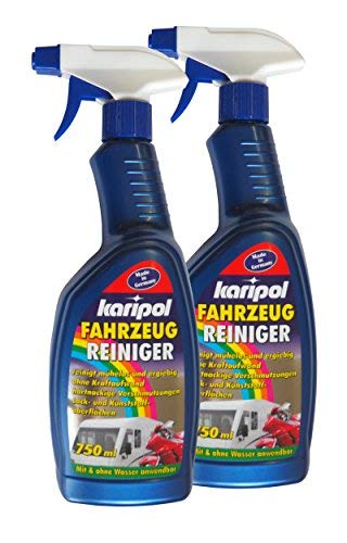 Preisjubel 2 x Karipol Fahrzeugreiniger 750ml, Caravan-Reiniger, Motorrad-Reiniger von Preisjubel